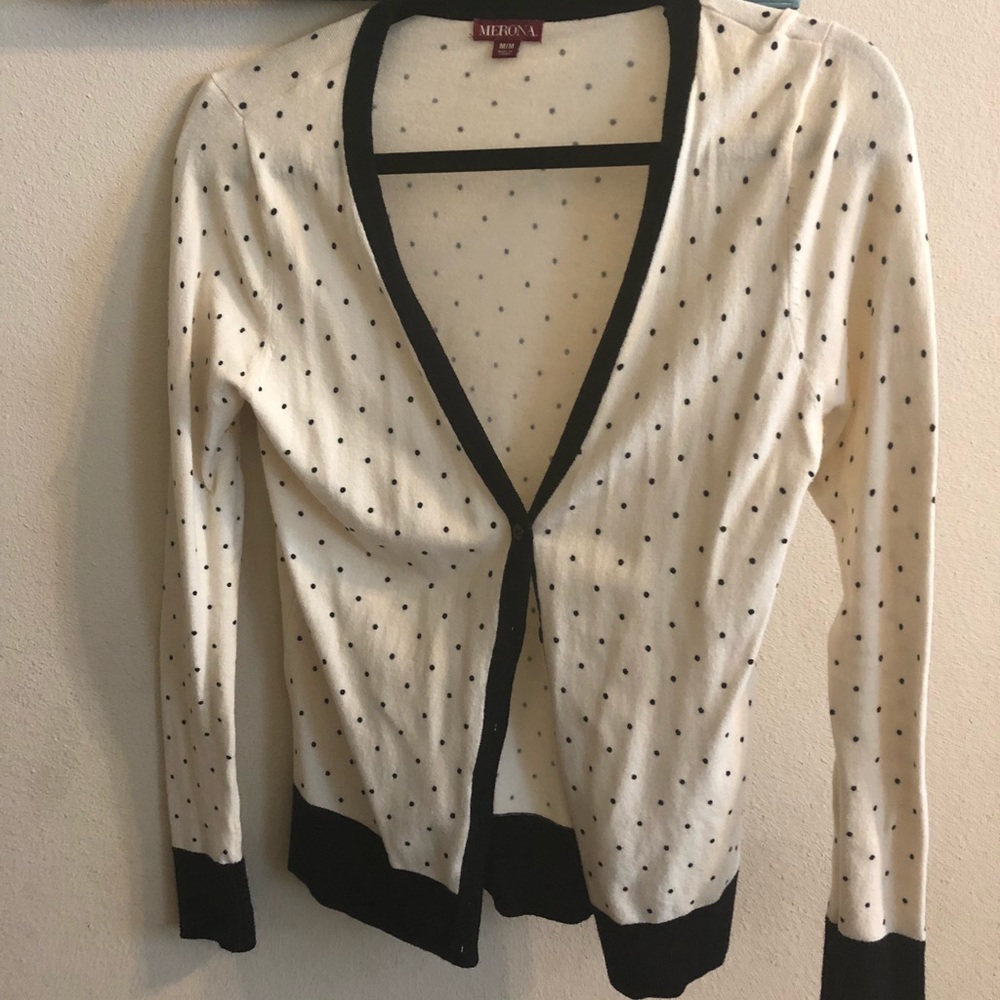 Merona polka dot sweater